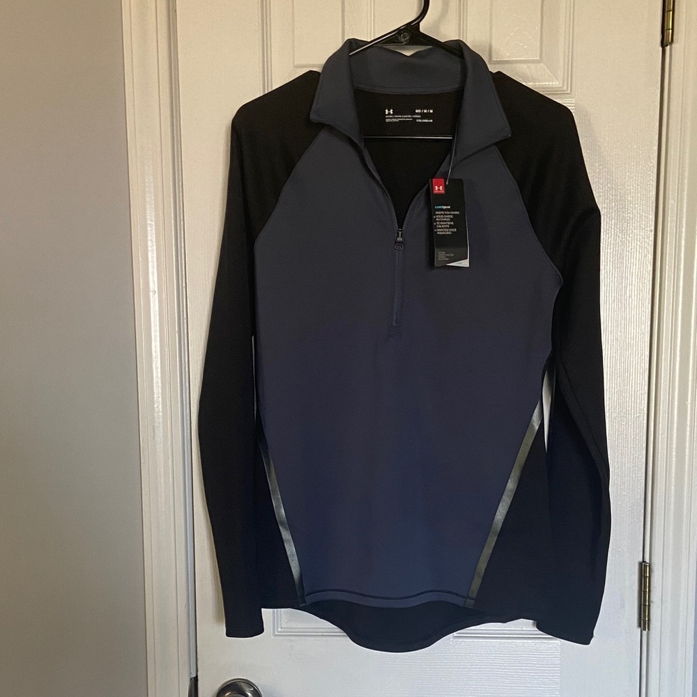Under Armour Men's Black and Dark Blue Performance Jacket